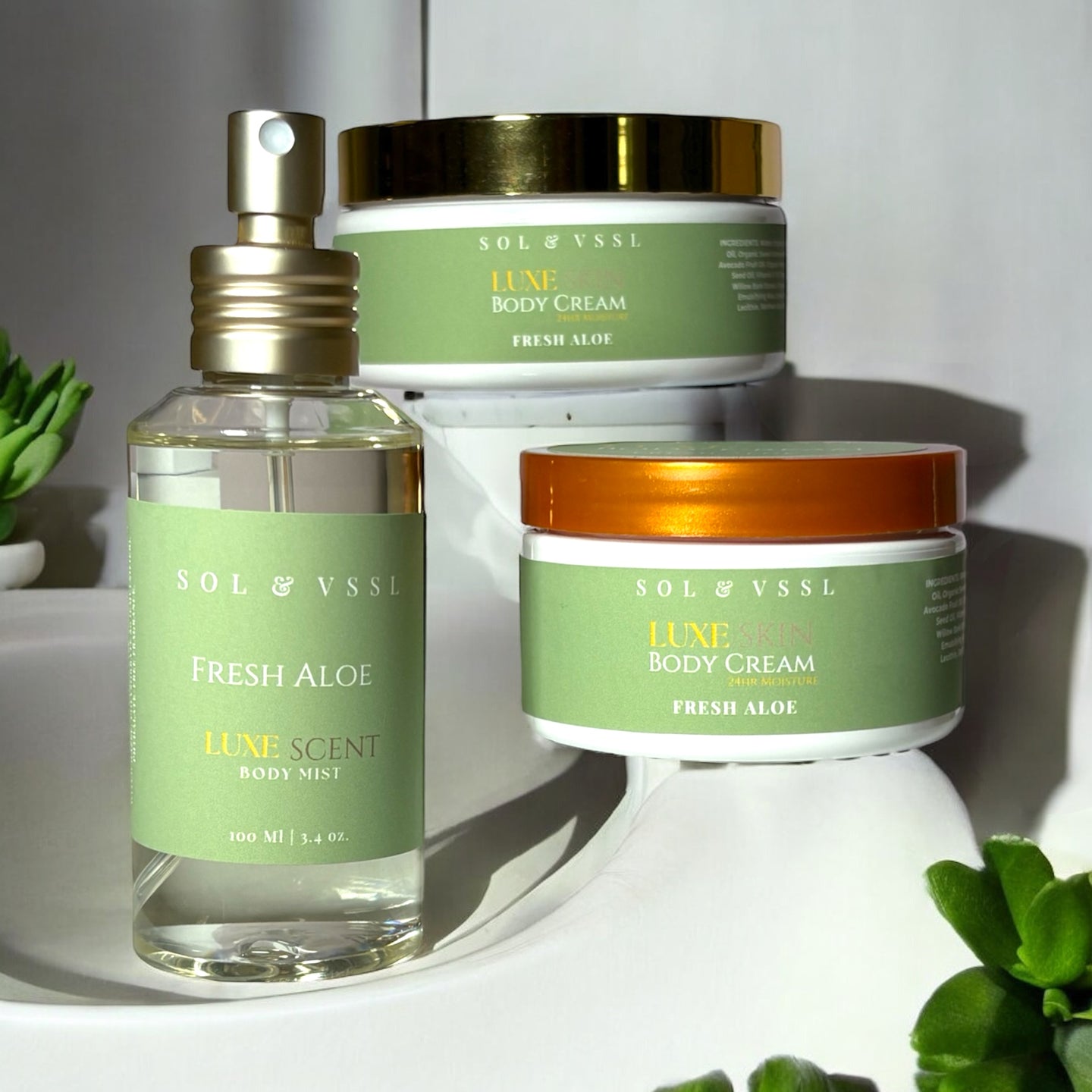 FRESH ALOE | LUXE SKIN Body Cream 24HR Moisture